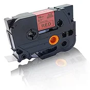 Kompatibilen trak za Brother TZe-441/TZ-441/PT/P-Touch 18mm - črn izpis/rdeč trak