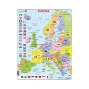 POLITIČNA MAPA EVROPE 48 d. EDU Sestavljanka