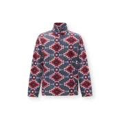 JACK & JONES Majica JORSEBASTIAN svetlo modra/temno siva/temno rdeča/bela