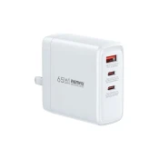 Remax Kucni punjac Dofon Series RP-U100, GaN, 65W, 2C+1A, Beli