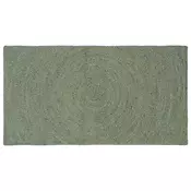 vidaXL Preproge za površine Olivno zelena 60 x 110 cm Juta