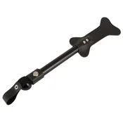 Zado Dog Bone Shaped Leather Paddle Black