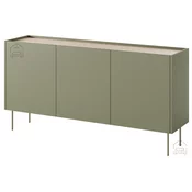 Komoda Desin 170 3D2SZ - olivno zelena