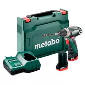 Akumulatorska bušilica - odvrtac Metabo PowerMaxx BS Basic 12V 2x2.0Ah u koferu (600984500)