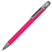 KEMIJSKA SVINČNIK METALNI GUMIRAN NEEDLE POINT KAROLINE MACMA 1444011 FUKSIJA