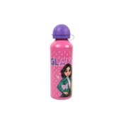 Ljubki dom Otroška kovinska steklenica GLAM 500 ml roza