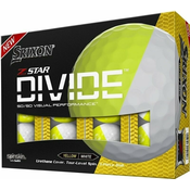 Srixon Z-Star Divide 8 Golf loptice White/Tour Yellow