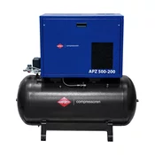 Tihi dvojni batni kompresor APZ 500-200 10 bar 4 HP/3 kW 378 l/min 200 l - NOVO 34251-200