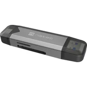 Čtečka karet Natec SCARAB 3 USB-A + USB-C 3.1 GEN 1/microSD/microSDHC/microSDXC/SD/SDHC/SDXC/T-Flash