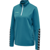 ženski športni pulover hmlAUTHENTIC HALF ZIP SWEATSHIRT