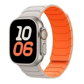BStrap Armor Magnetic pašček za Apple Watch 42/44/45/46/49mm, starlight orange