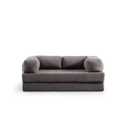 Atelier del Sofa Dvosed Via Con, 200x100x80 cm, Smeda boja
