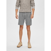 Selected Homme Kratke hlače iz tkanine Slhregular-Brody 16087638 Siva Regular Fit