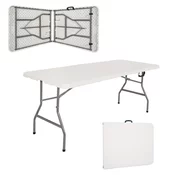 eHomeGarden Sklopivi sto 180 x 74 x 74 cm