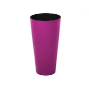 eoshop Pokrov za cvetlični lonec TUBE SLIM plastika svetleča d25x48cm