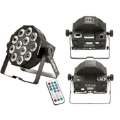 PROEL LUÄO PLLEDSPAR12  12LED RGBW.RC.INCL
