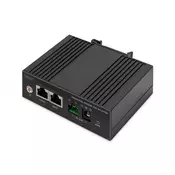 Industrial POE Splitter DIN Rail, 60 W, IEEE802.3at/af