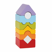 CUBIKA 15009 Stolp XII - lesena sestavljanka 8 delov