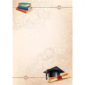 Diploma A4 - znanstveni motivi, 170 g/m2, 25 kosov