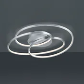 Trio Lighting Stropna svetilka LED Gale, 60 cm, mat nikelj - Dnevna soba/jedilnica - Sodobni - Kovina
