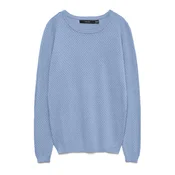 VERO MODA Pulover VMCare dimno modra