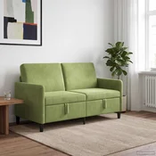Sofa s pohranom Svijetlo zelena 152 x 78 x 87 cm Poliester