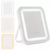 Northix LED kozmetično ogledalo z osvetlitvijo in funkcijo pomnilnika