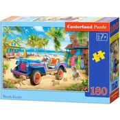 Castorland - Puzzle Pobeg na plažo - 180 kosov
