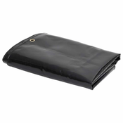 Greatstore Zaščitna ponjava 650 g/m2 4x5 m črna