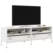 TV ormaric bijeli 135x39x43,5 cm hladno valjani celik