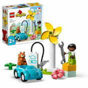 LEGO®® DUPLO vetrna turbina in električni avtomobil 10985