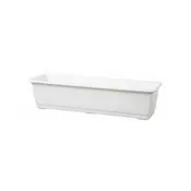 eoshop Plastični cvetlični korito 60 cm, belo, 11,5 l