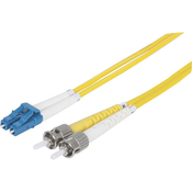 Intellinet Priključni kabel iz optičnih vlaken [1x LC-vtič - 1x ST-vtič] 9/125µ enojni-način OS2 5 m Intellinet