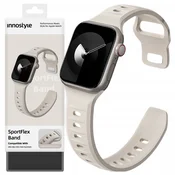 Innostyle INNOSTYLE SILIKONSKI PASČEK ZA PAMETNO URO 42 44 45 46 49 MM BEŽ, (5000259023)