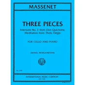 MASSENET:THREE PIECES FOR CELLO AND PIANO