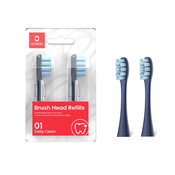 Oclean Standard two attachments for electric toothbrush blue