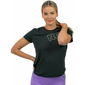 Nebbia FIT Activewear Functional T-shirt with Short Sleeves Black XS