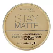 Rimmel Stay Matte puder nijansa 001 Transparent (Long Lasting Pressed Powder) 14 g
