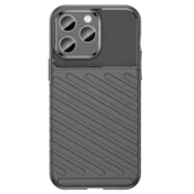 Silikonski ovitek Tunder Armor za iPhone 14 Pro - črn