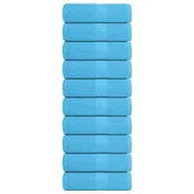 Vidaxl Pralne brisače FROGN 10 kosov turkizne 30x30 cm 360 g/m2