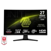 MSI gaming monitor MAG 274CQF 2560x1440 WQHD, VA, 180Hz, DP/2XHDMI ,1500R Zakrivljen