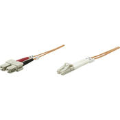 Intellinet Priključni kabel iz optičnih vlaken [1x LC-vtič - 1x SC-vtič] 50/125µ multi-način OM2 3 m Intellinet