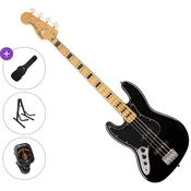 Fender Squier Classic Vibe 70s Jazz Bass MN LH Standard SET Black Elektricna bas gitara