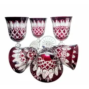 Marika Kozarci za vino Ruby Crystal 220ml Krata Olive