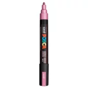 Posca flomaster PC-5M, 1,8 - 2,5 mm, svetlo rumena (3) - kovinsko roza (M13)