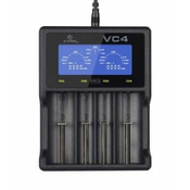 XTAR xtar vc4sl polnilec za baterije li-ion/ni-mh/ni-cd 18650