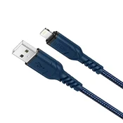 Hoco USB-A–Lightning kabel Hoco 2,4 A, 1 m, X59, modra barva