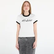 Majice Off-White Embr Script Fitted Tee White M