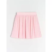 Sinsay - Plisirano mini krilo - pastelno roza