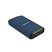 Transcend ESD410C 4TB, USB 20Gbps Type C, vanjski izdržljivi SSD disk (3D NAND flash), 2000MB/R, 2000MB/W, plavi